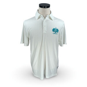 Disney Cruise Line Lighthouse Point Lookout Cay Polo Shirt Men’s Medium White